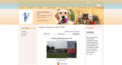 Desktop Screenshot of cliniqueveterinairelapaix.com